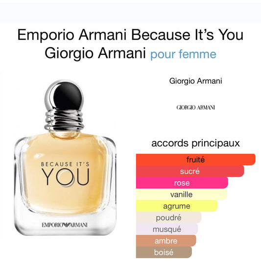 Because it’s you Armani