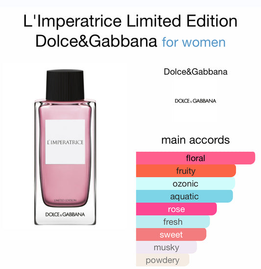 L’impératrice Dolce Gabana