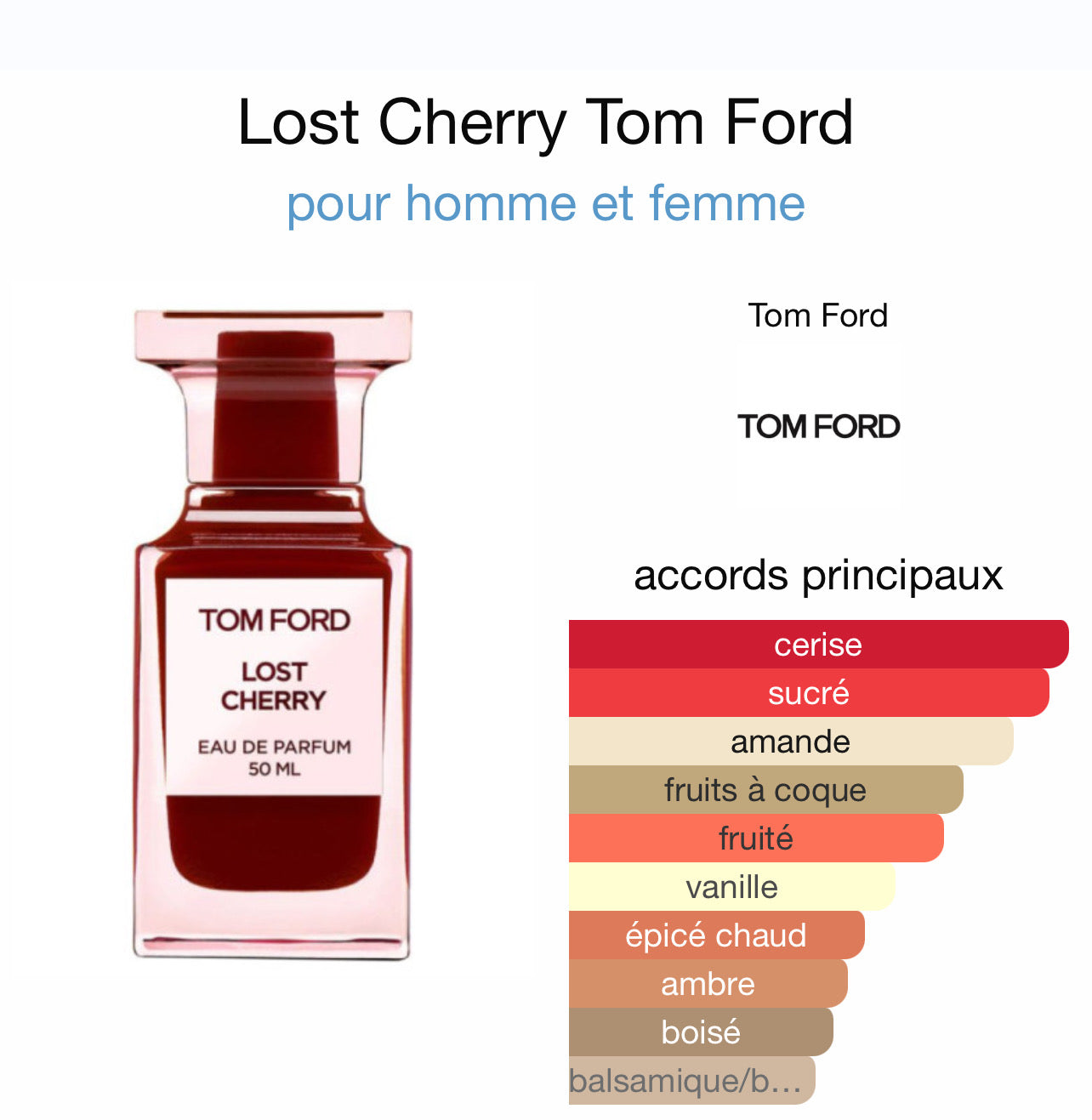 Lost Cherry Tom ford