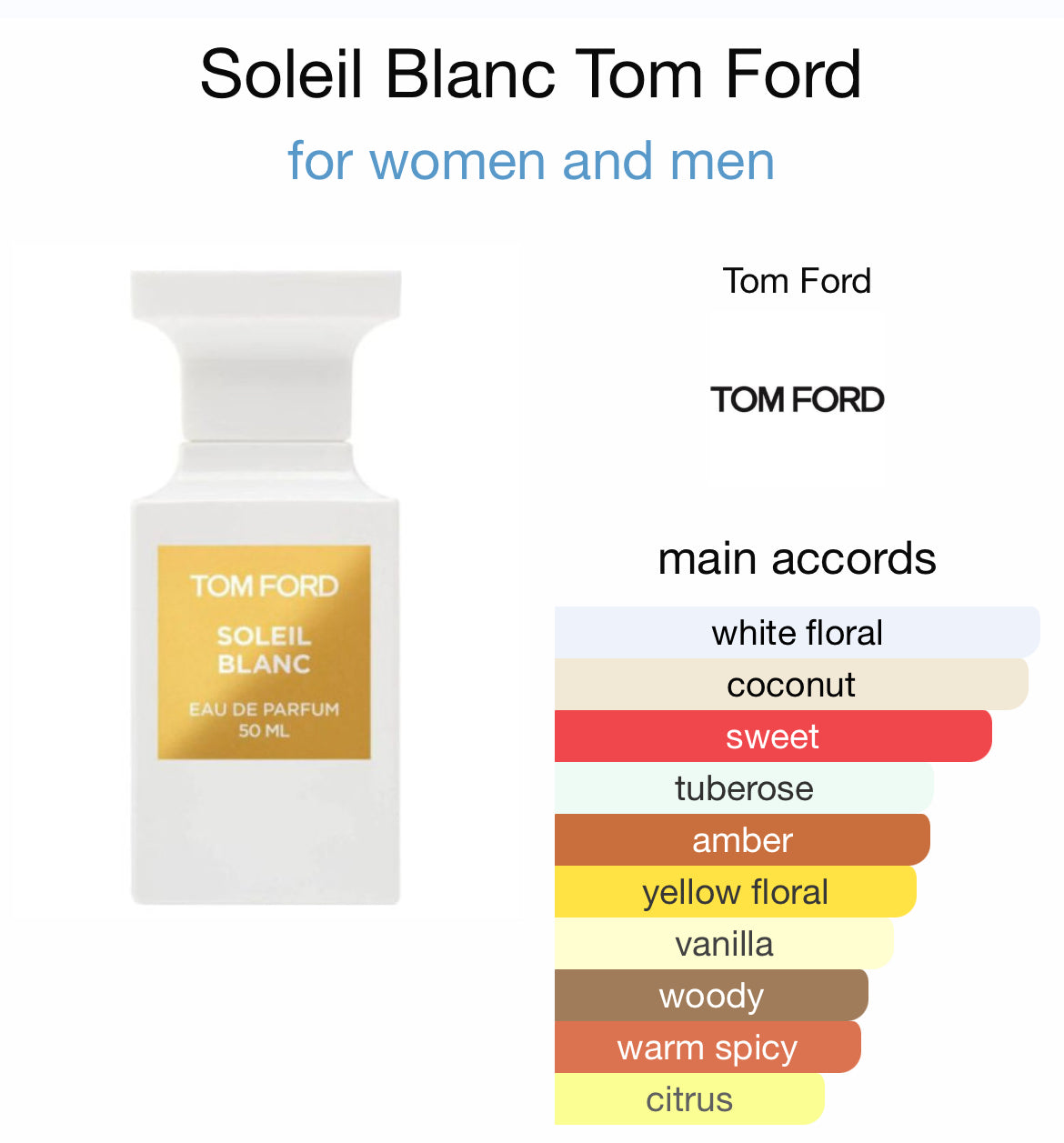 Soleil blanc Tom Ford