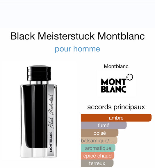 Black Meisterstuck mon blanc